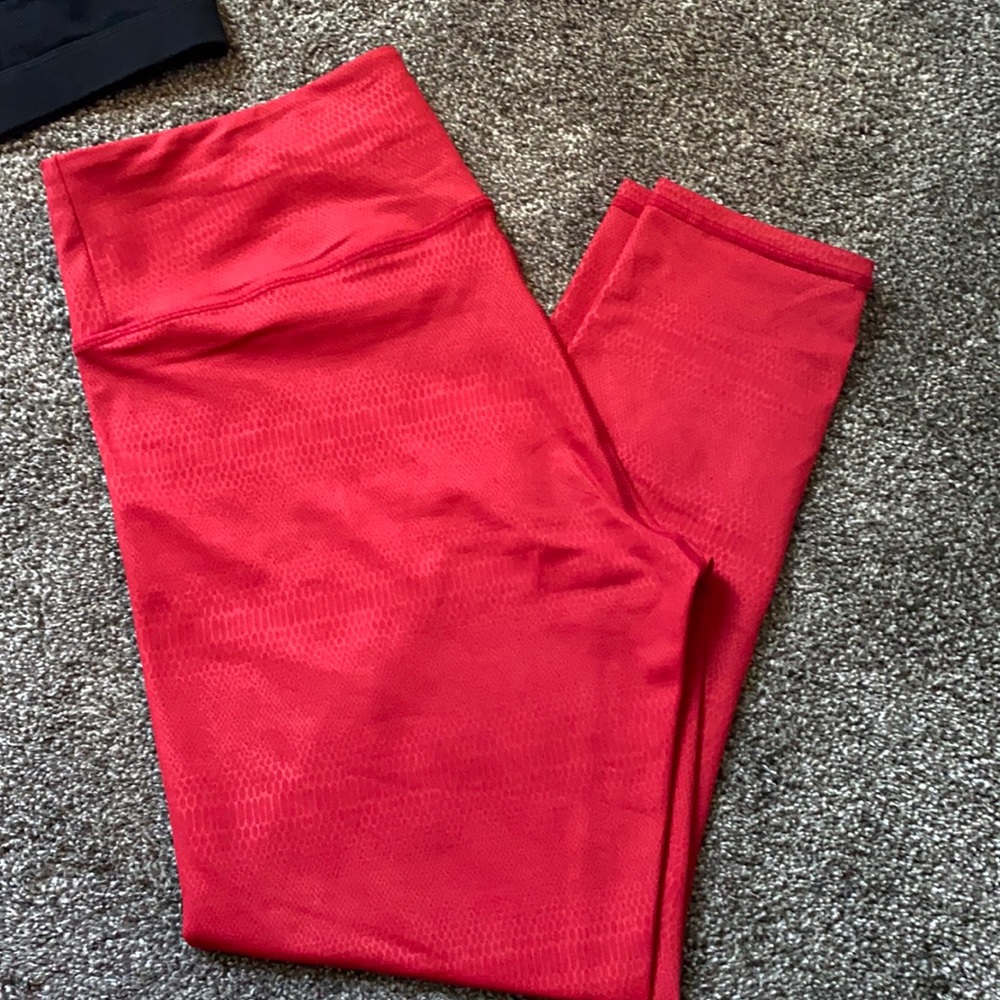 Red venom Zyia leggings